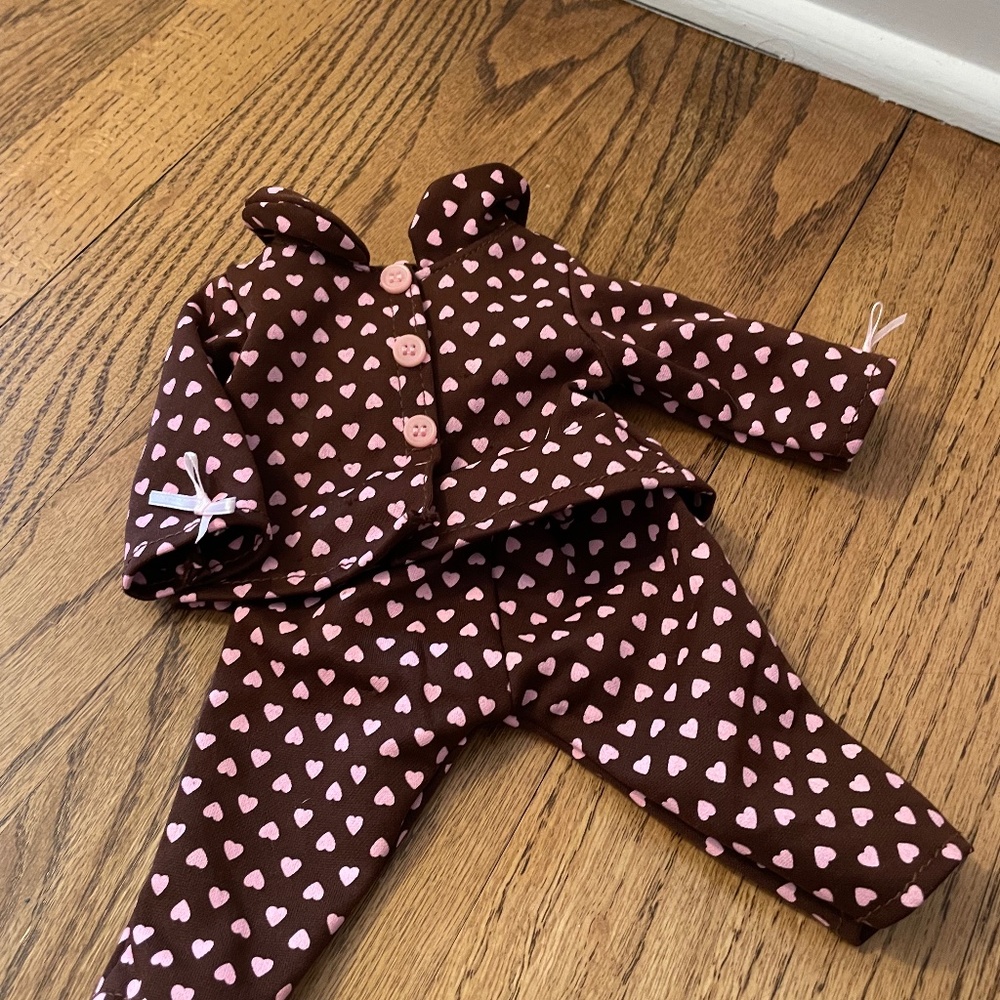 18" doll adorable pajamas